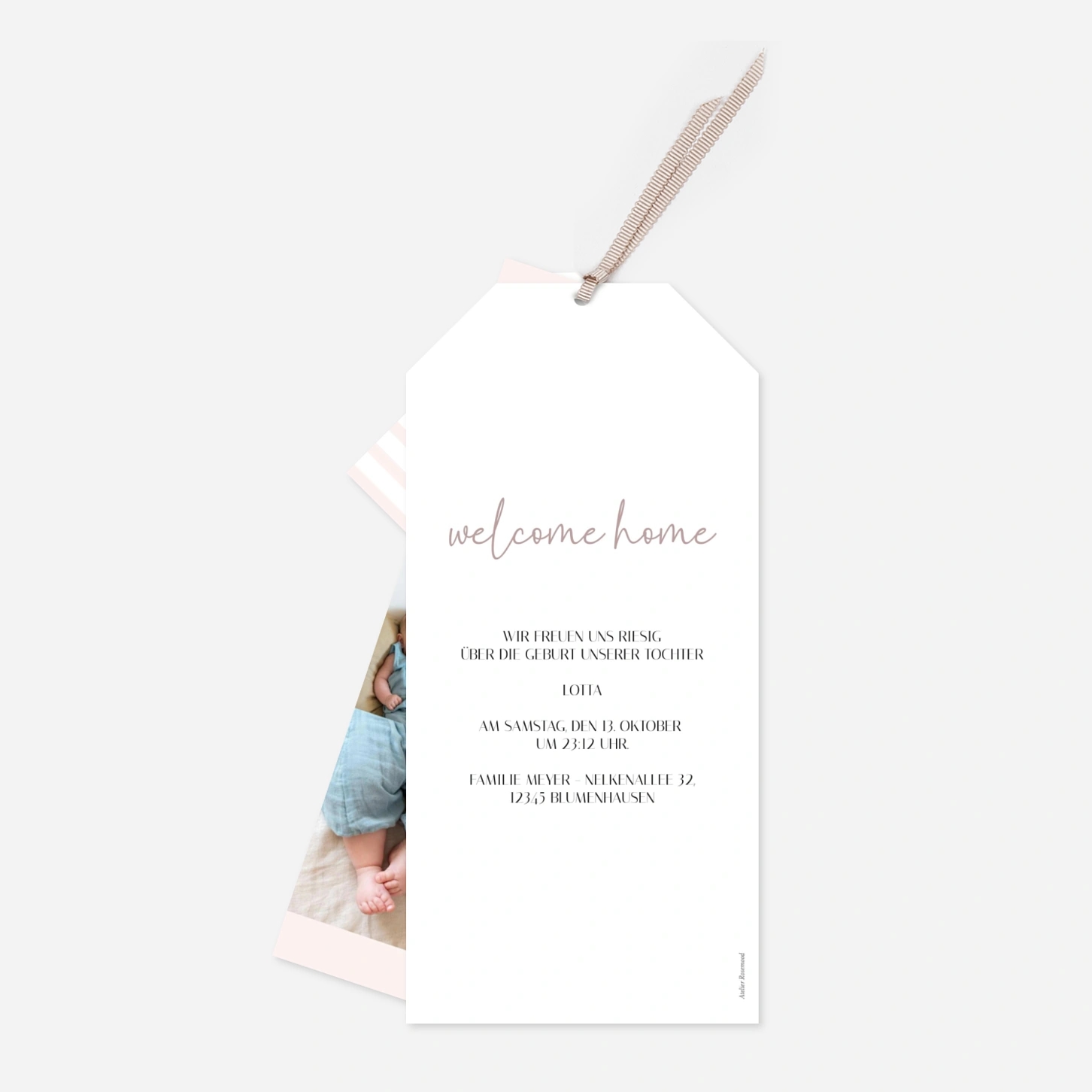 Geburtskarte Engelsglück