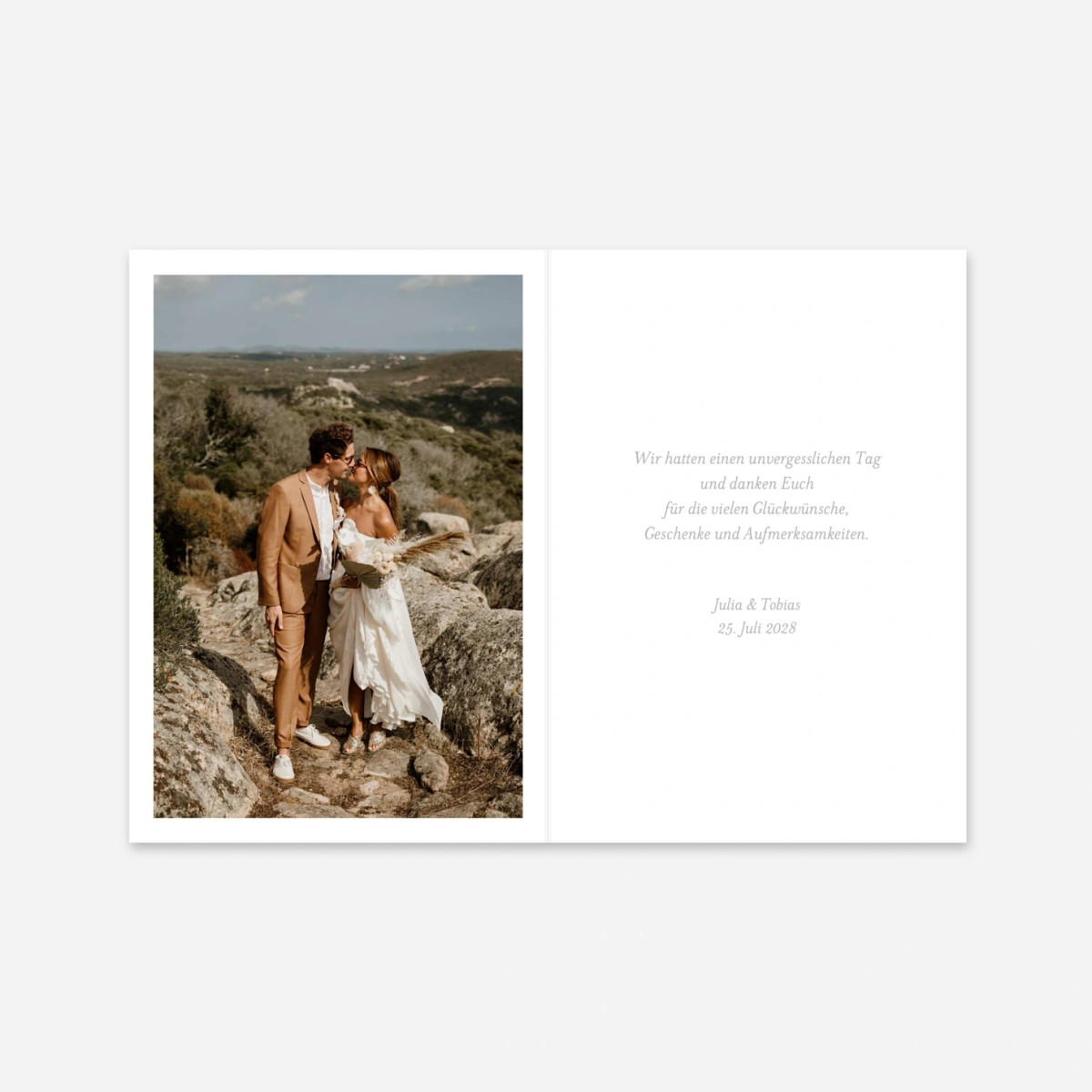 Dankeskarte Hochzeit Erinnerungen