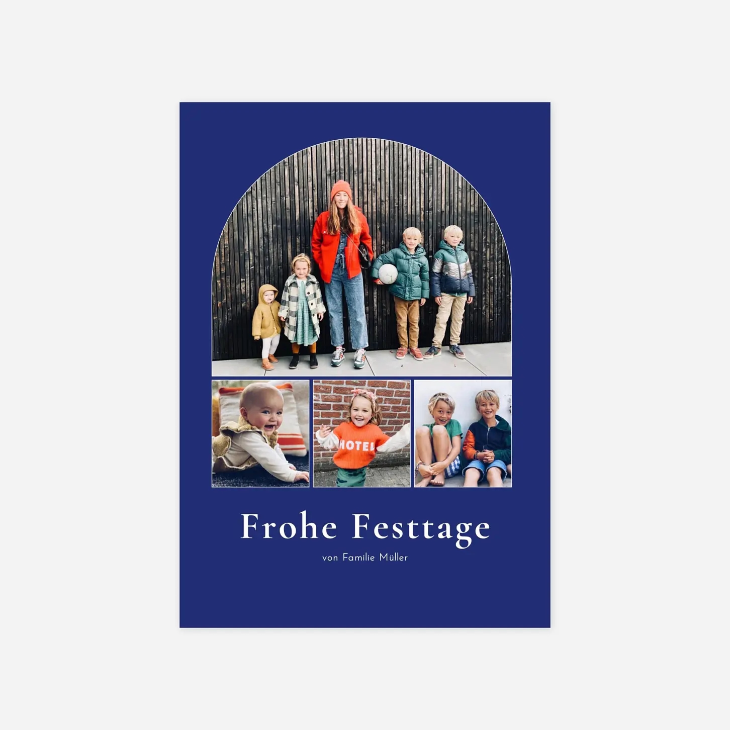 Weihnachtskarte Erinnerungen