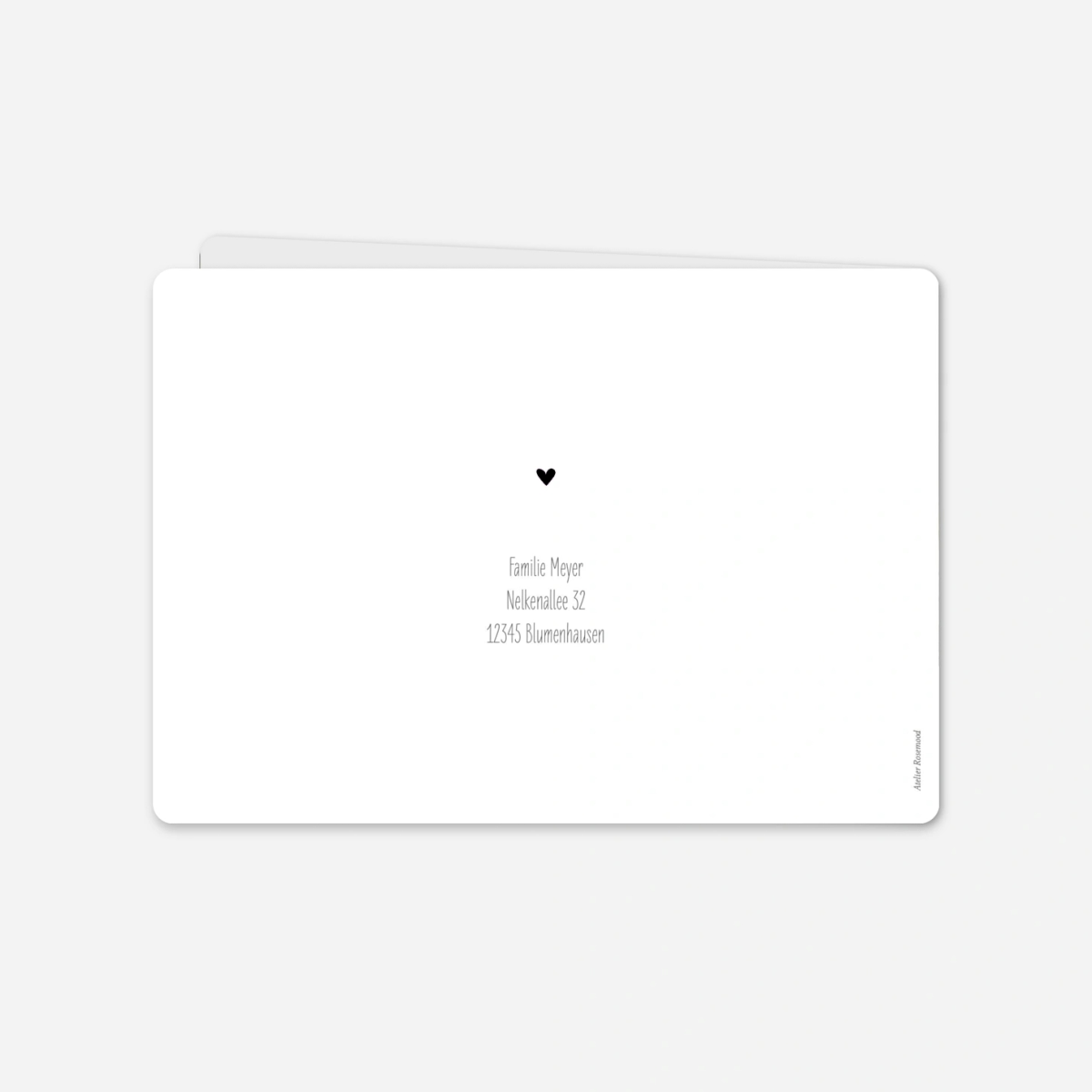 Geburtskarte Erstes Leuchten