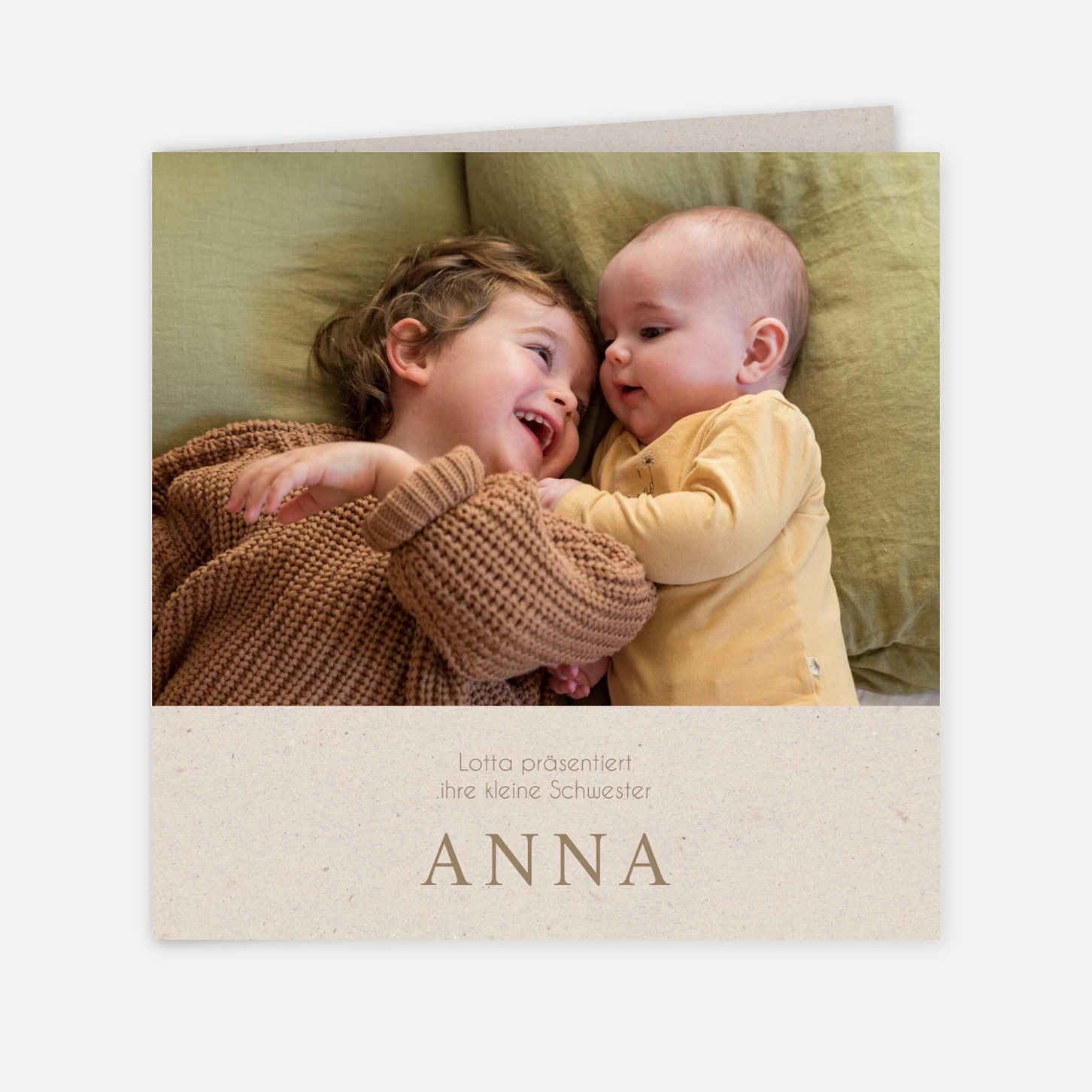 Geburtskarte Erste Begegnung