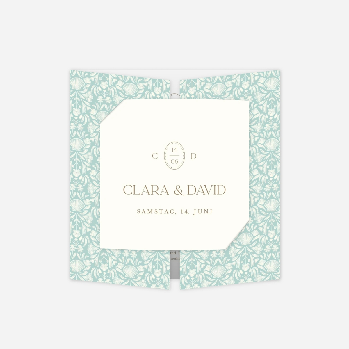 Hochzeitseinladung Elegant Shell