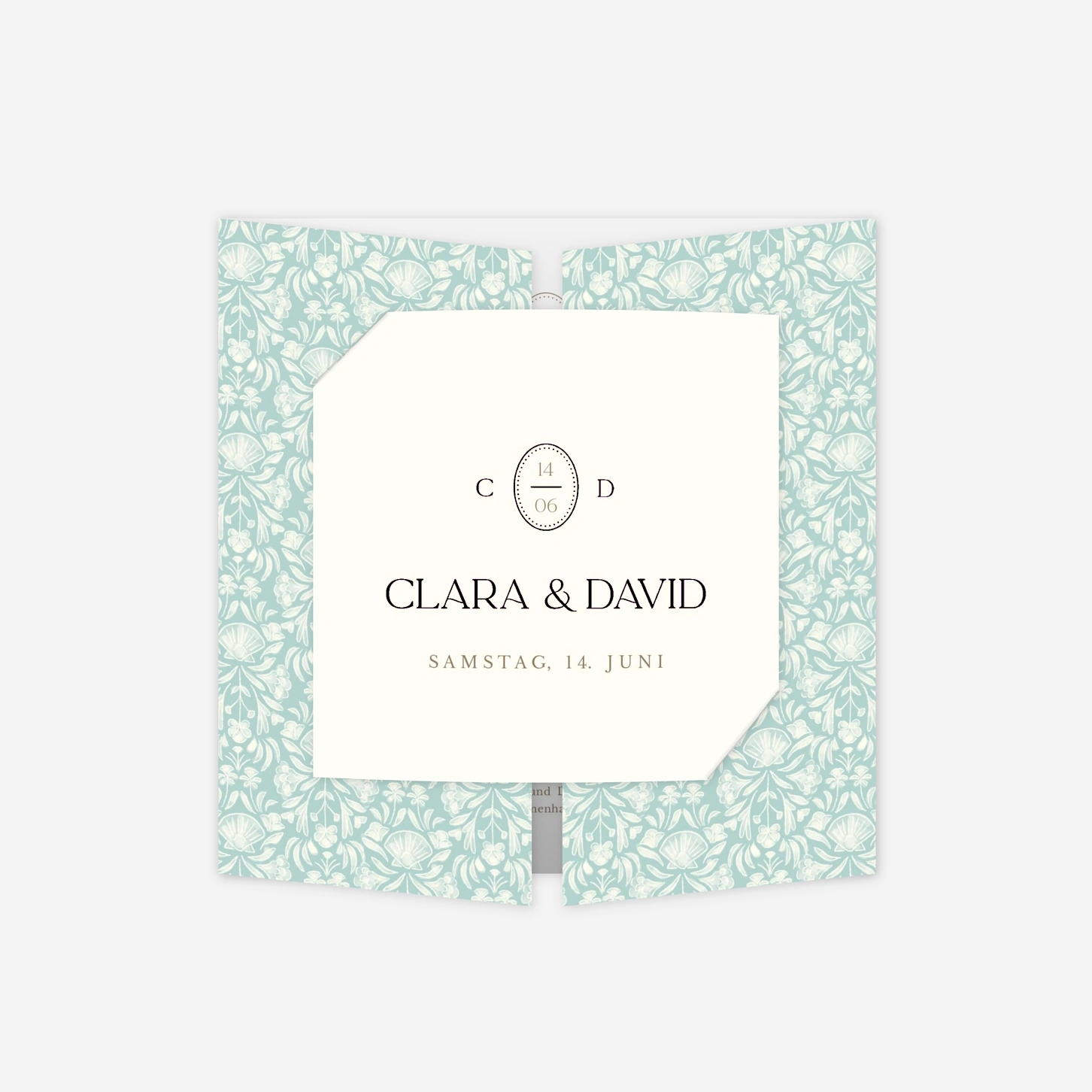 Hochzeitseinladung Elegant Shell