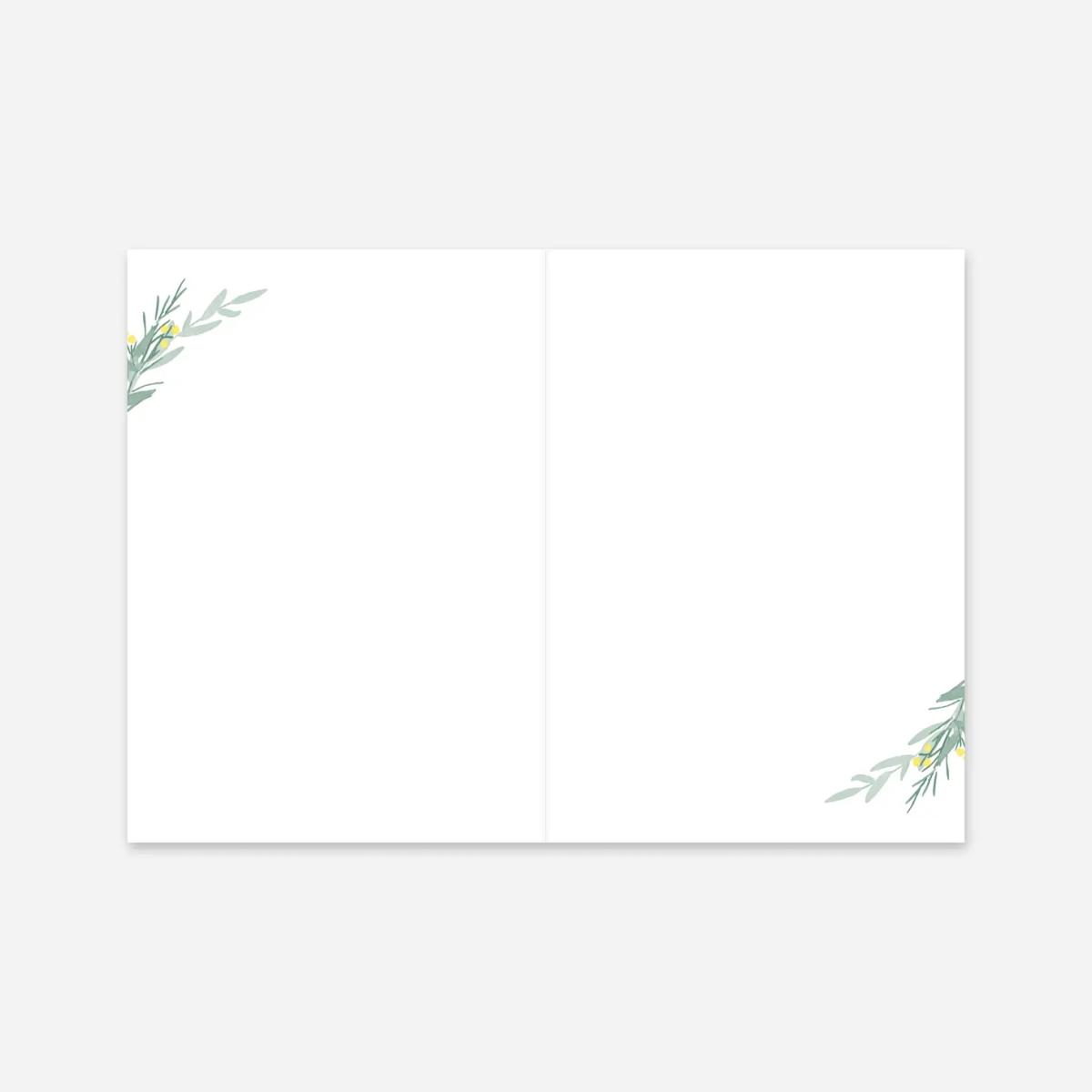 Kirchenheft Hochzeit Eukalyptuskranz