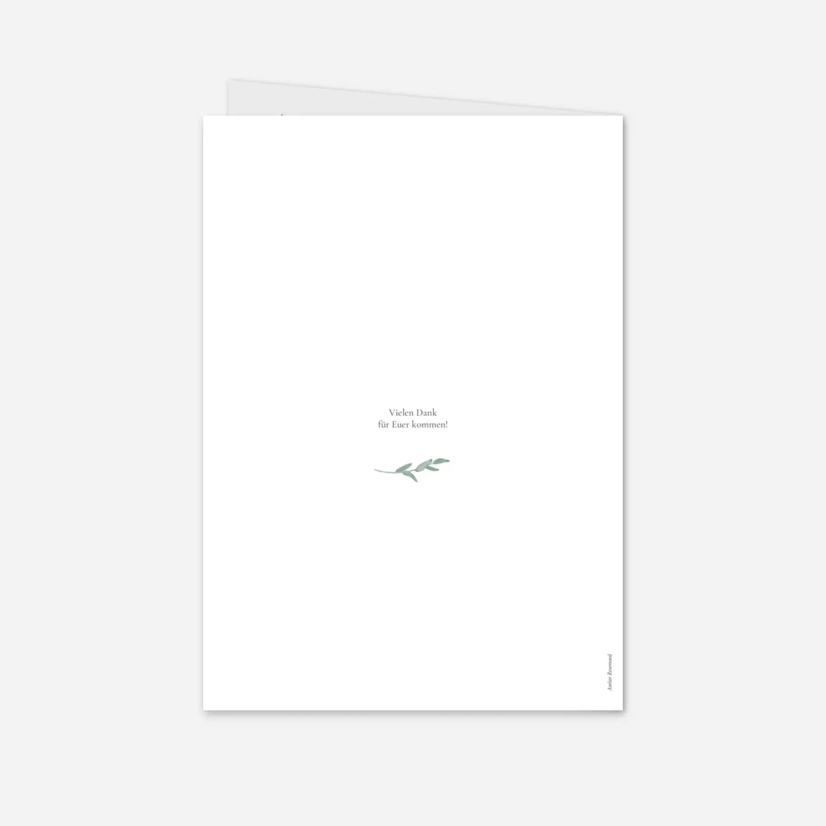 Kirchenheft Hochzeit Eukalyptuskranz