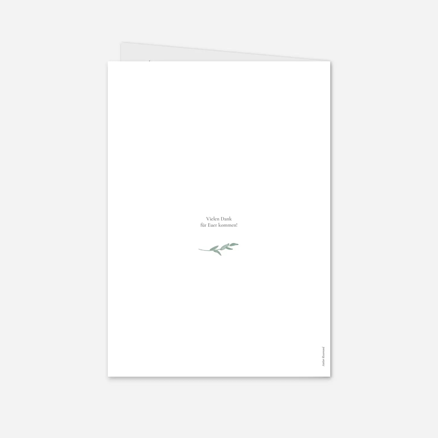 Kirchenheft Hochzeit Eukalyptuskranz