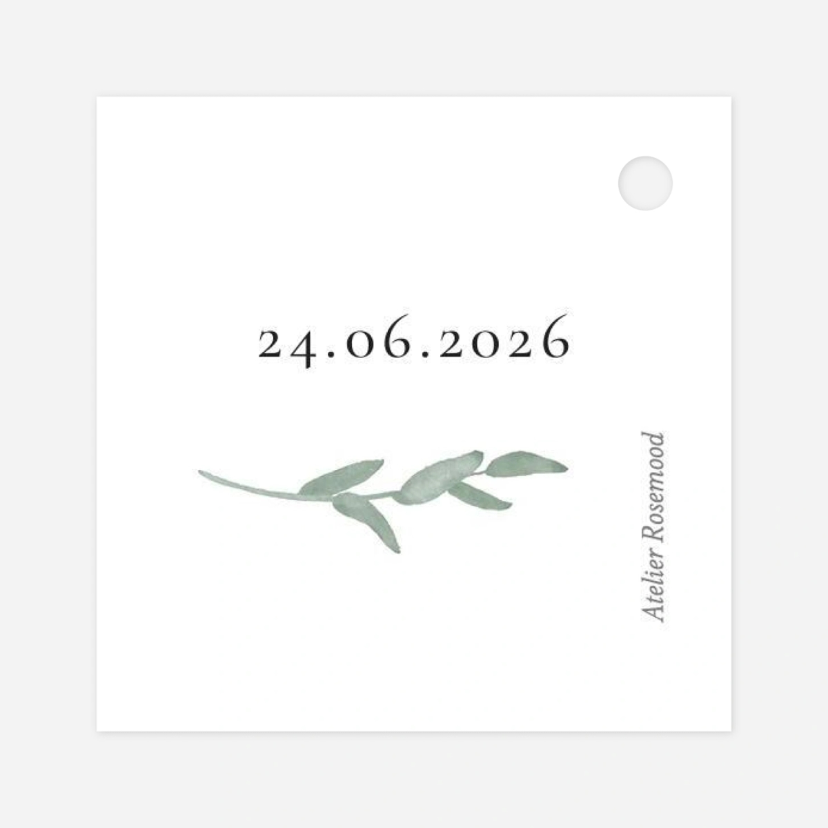 Anhänger zur Hochzeit Eukalyptuskranz