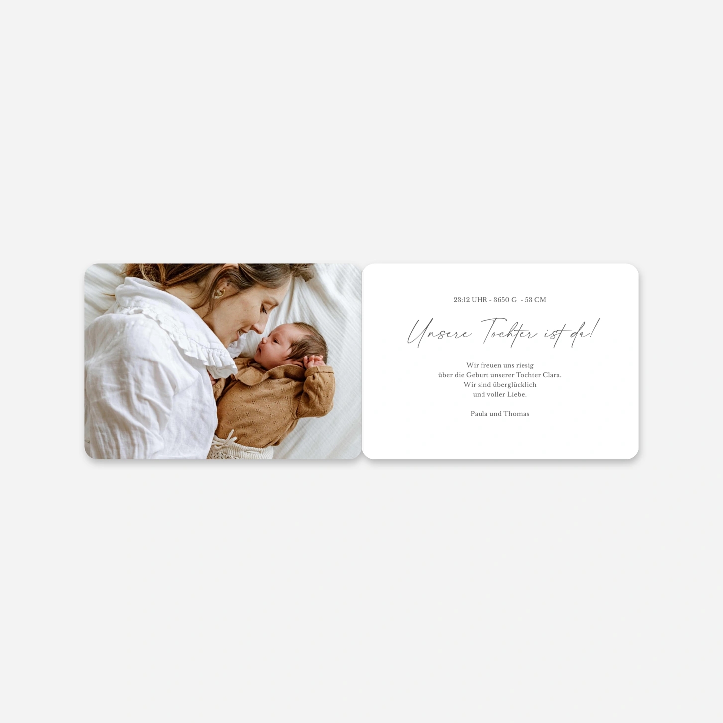 Geburtskarte Kleiner Träumer