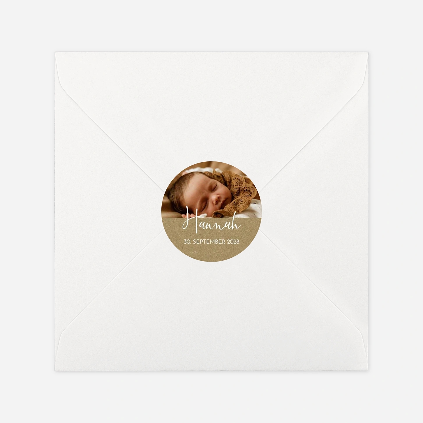 Aufkleber (Gastgeschenk) Familienzuwachs