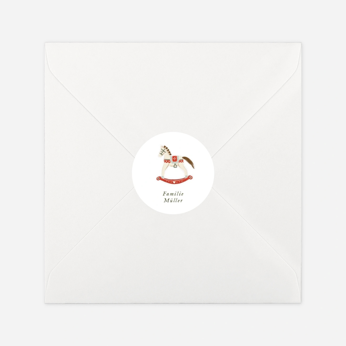 Geschenkaufkleber Weihnachten Fest der Freude