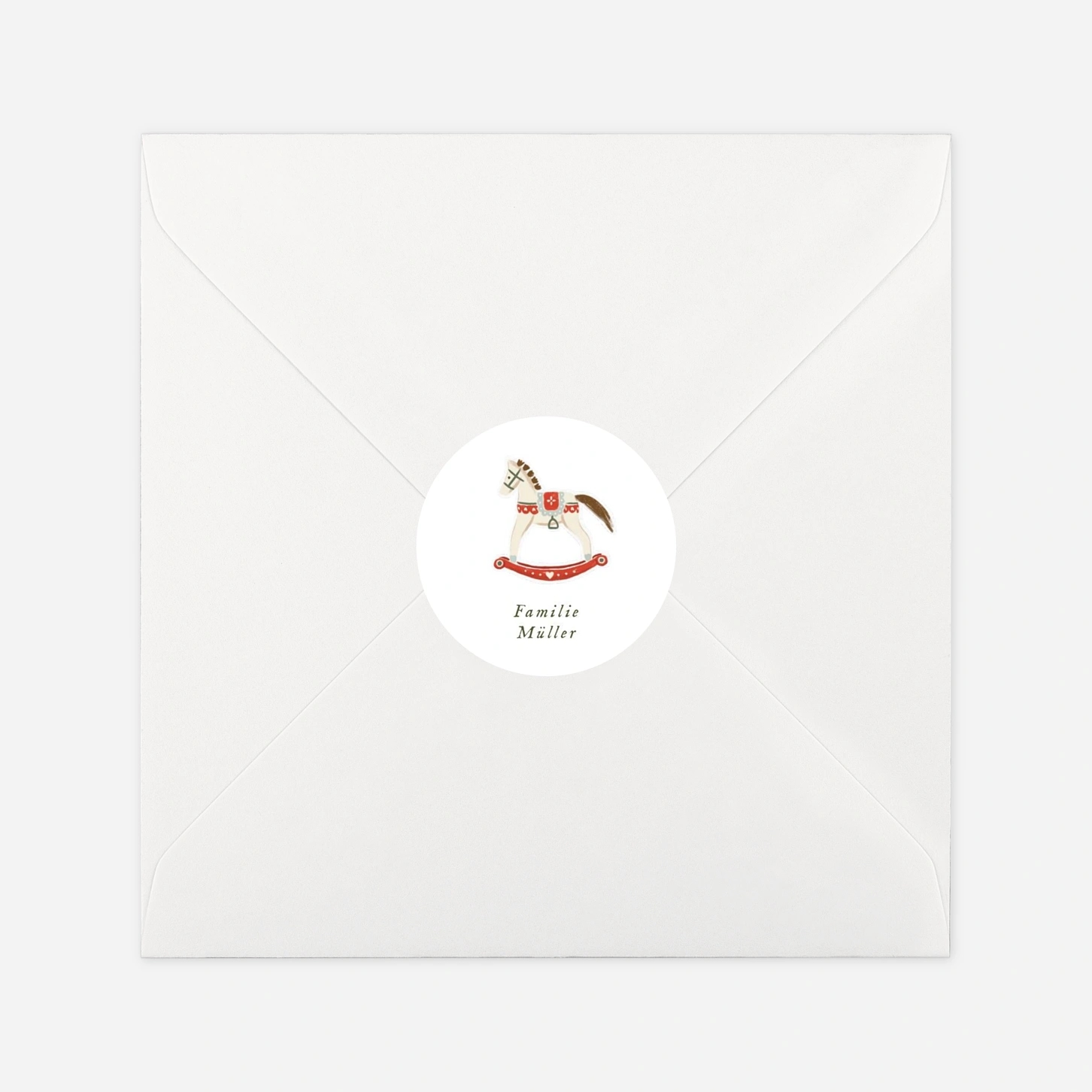 Geschenkaufkleber Weihnachten Fest der Freude