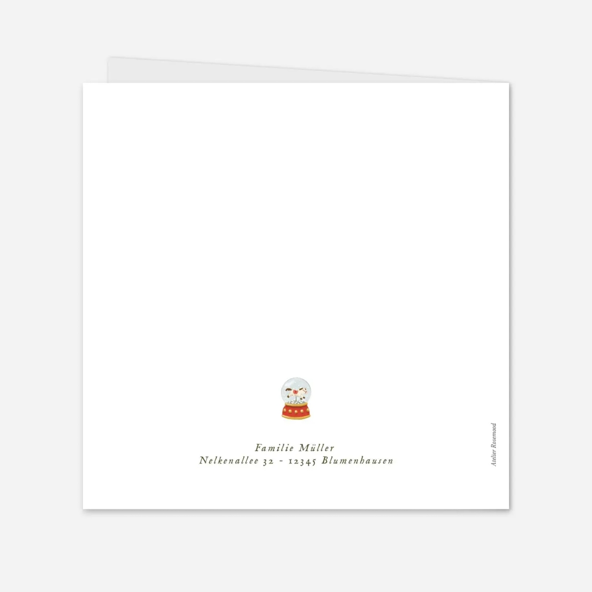 Weihnachtskarte Fest der Freude