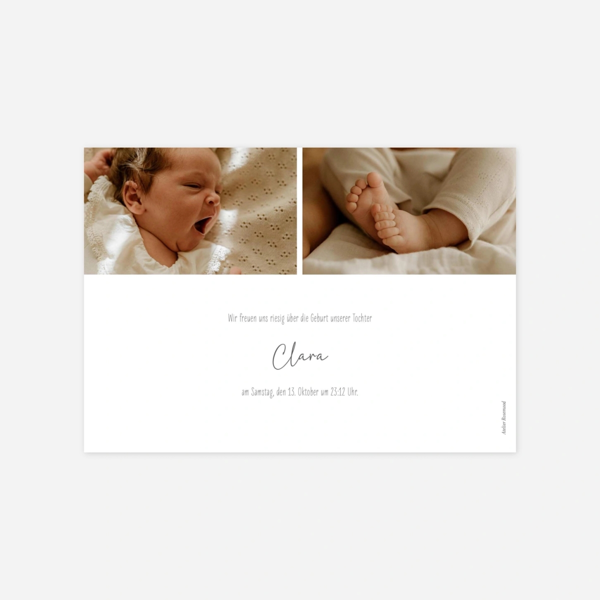 Geburtskarte Feenstaub