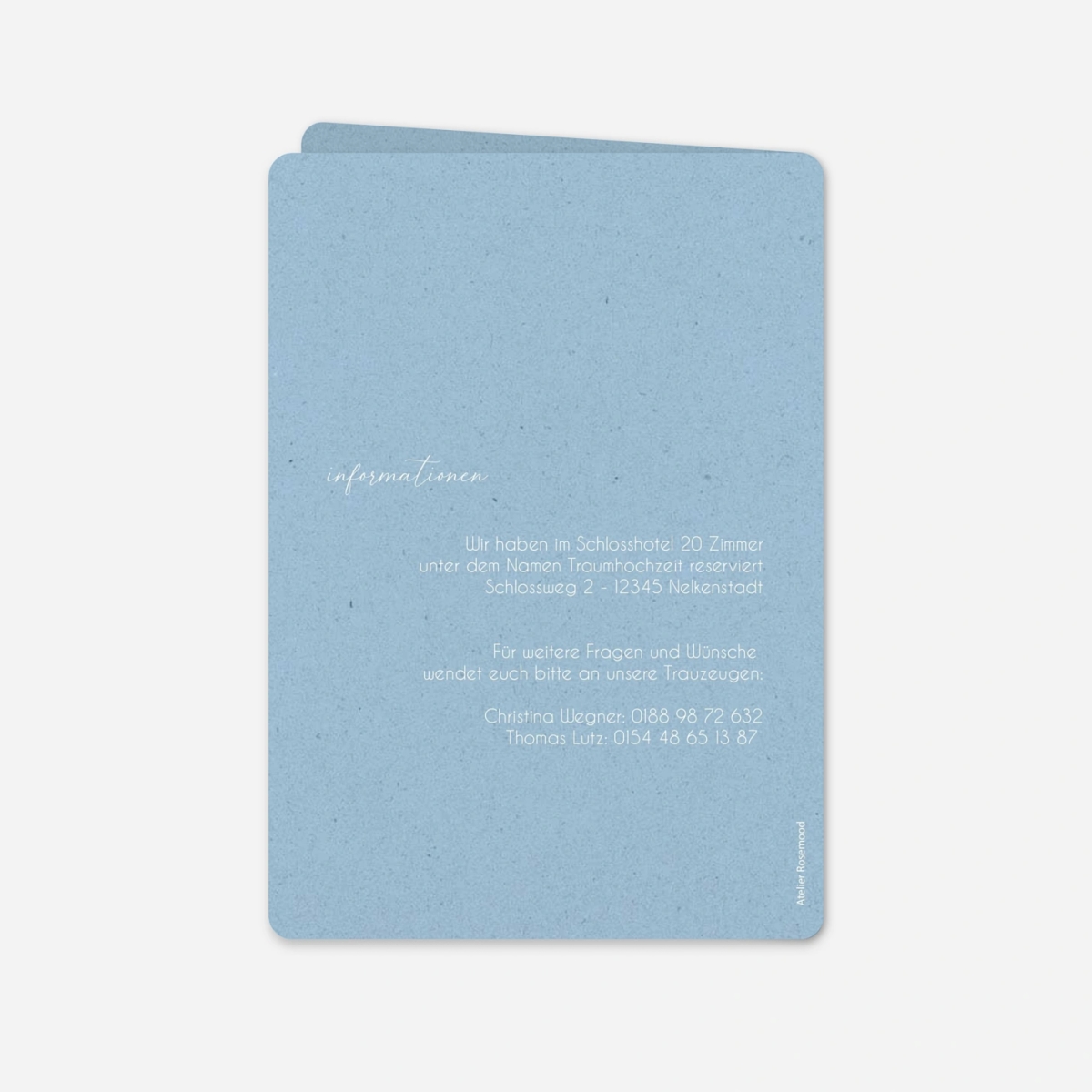 Hochzeitseinladung Feine Harmonie