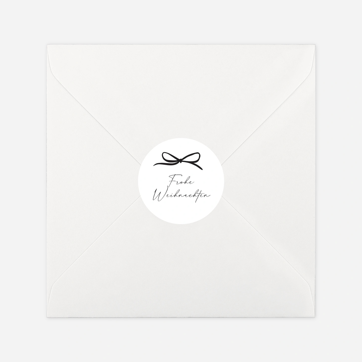 Geschenkaufkleber Weihnachten Festlich