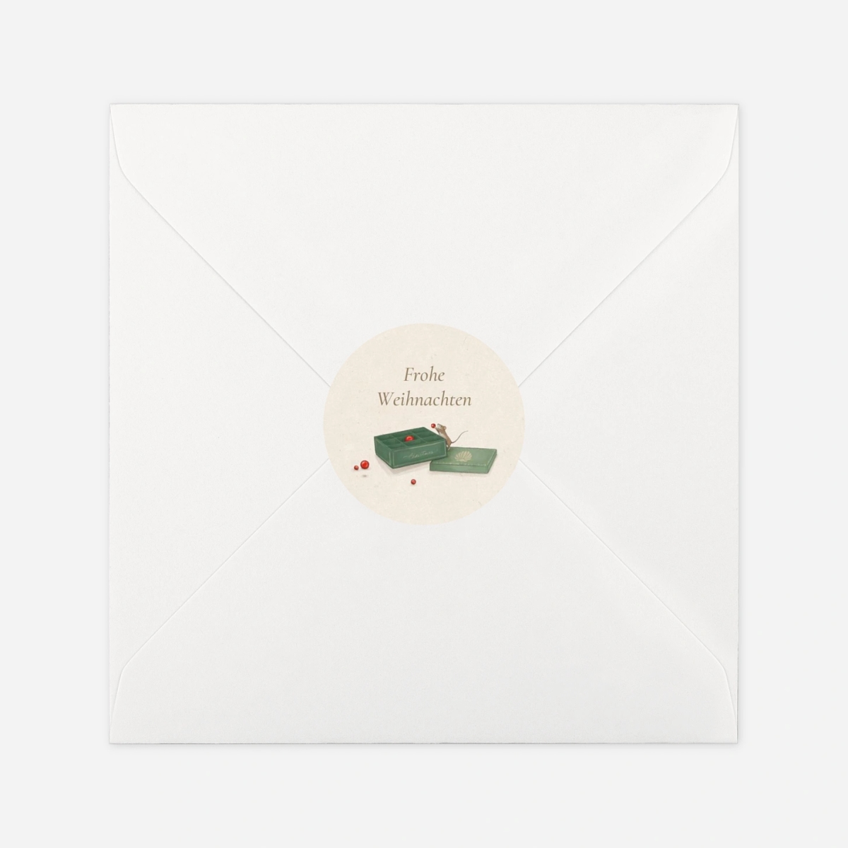 Geschenkaufkleber Weihnachten Festliches Funkeln