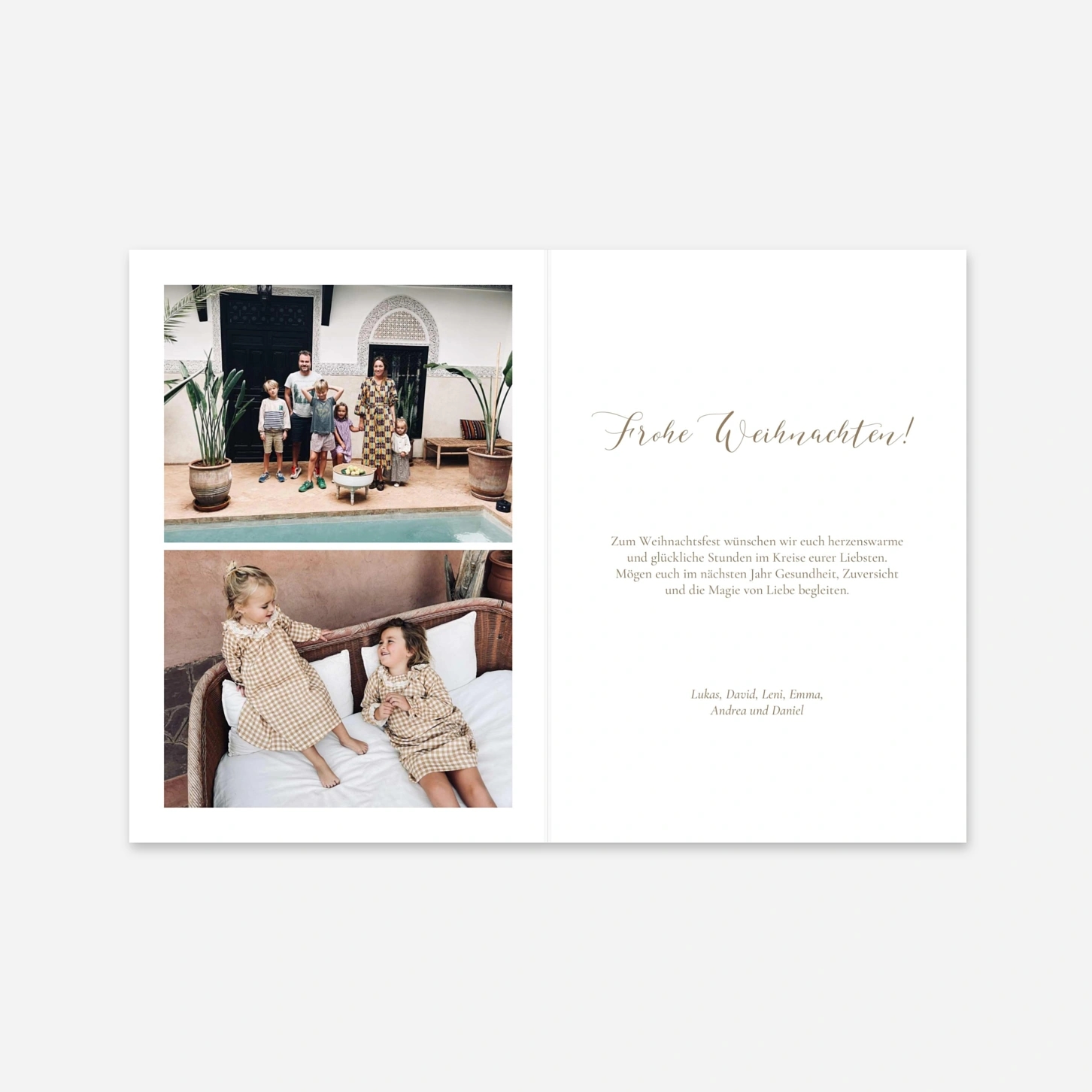 Weihnachtskarte Festliches Funkeln