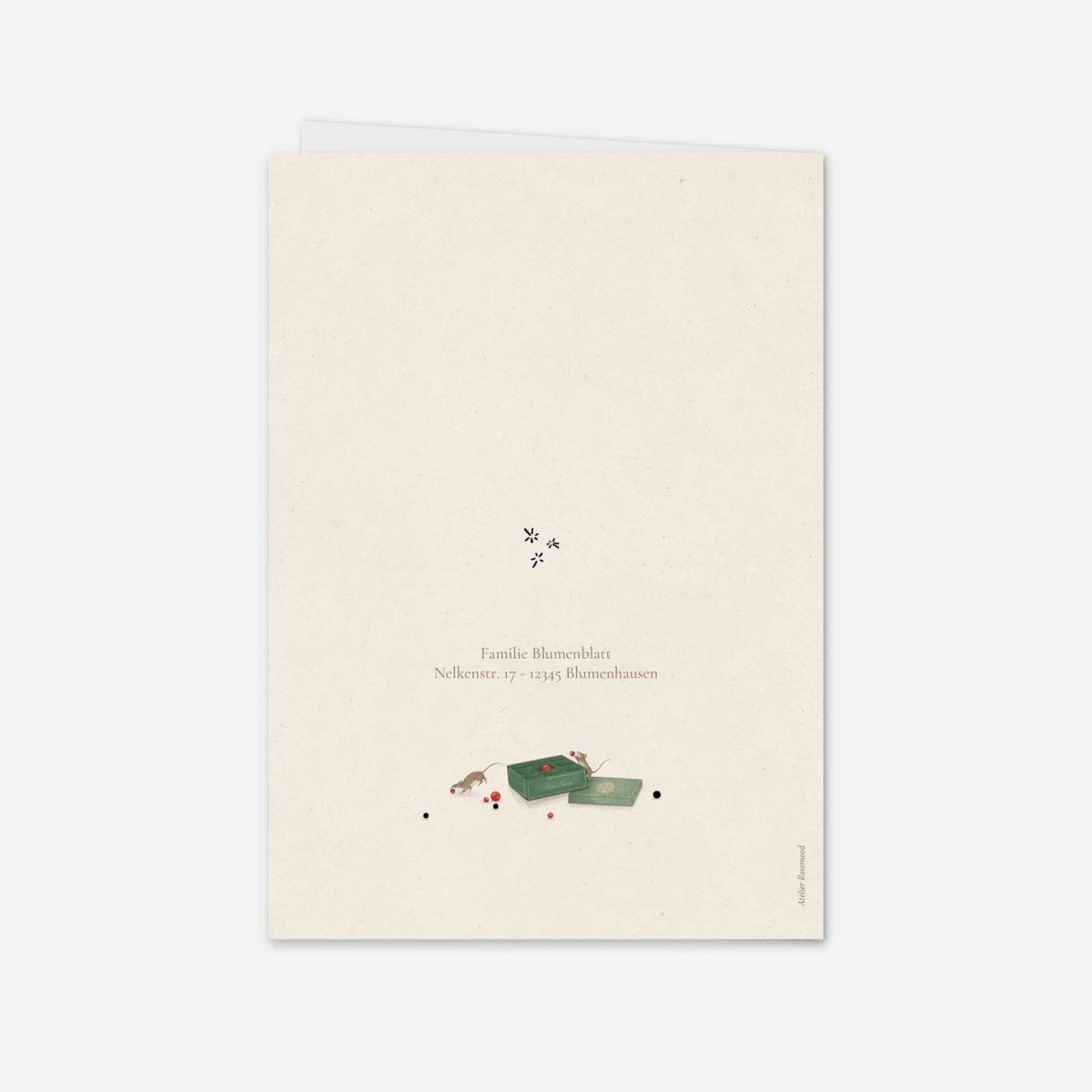 Weihnachtskarte Festliches Funkeln