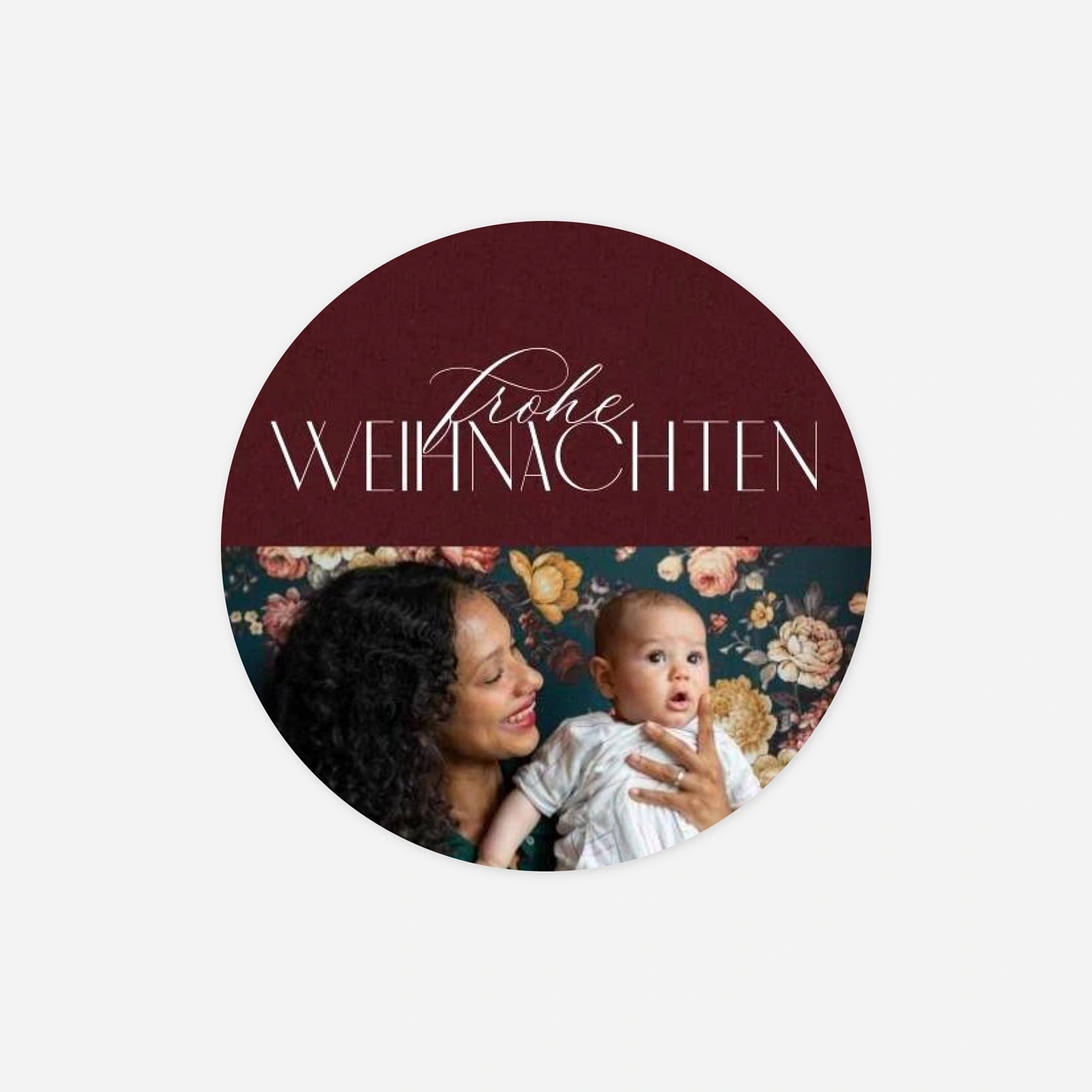 Geschenkaufkleber Weihnachten Fine Art