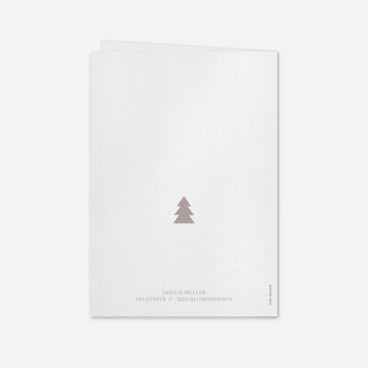 Weihnachtskarte Funkelbaum