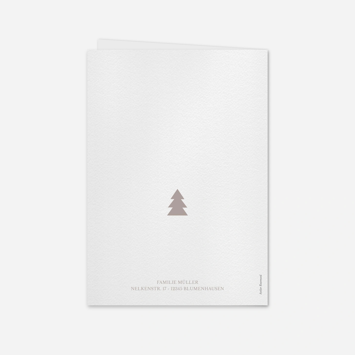 Weihnachtskarte Funkelbaum