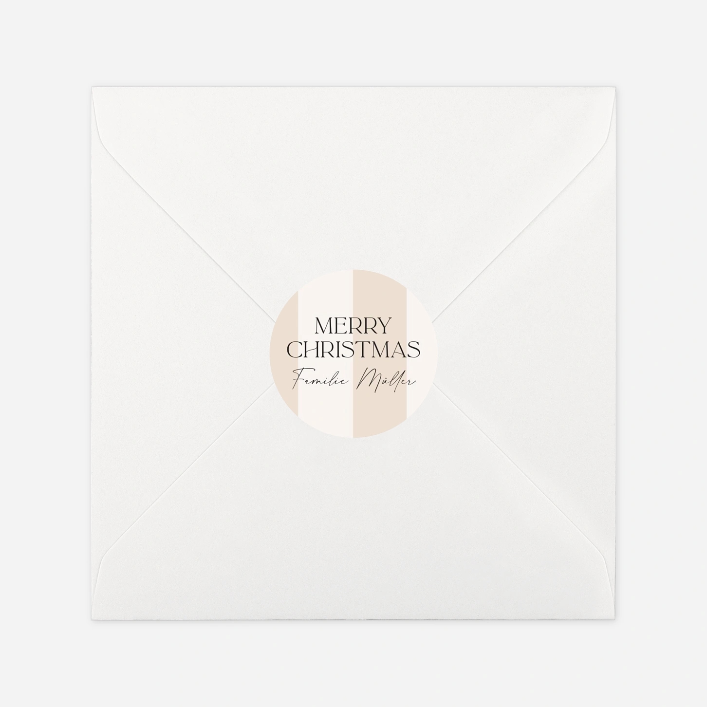 Geschenkaufkleber Weihnachten Festliche Kugel