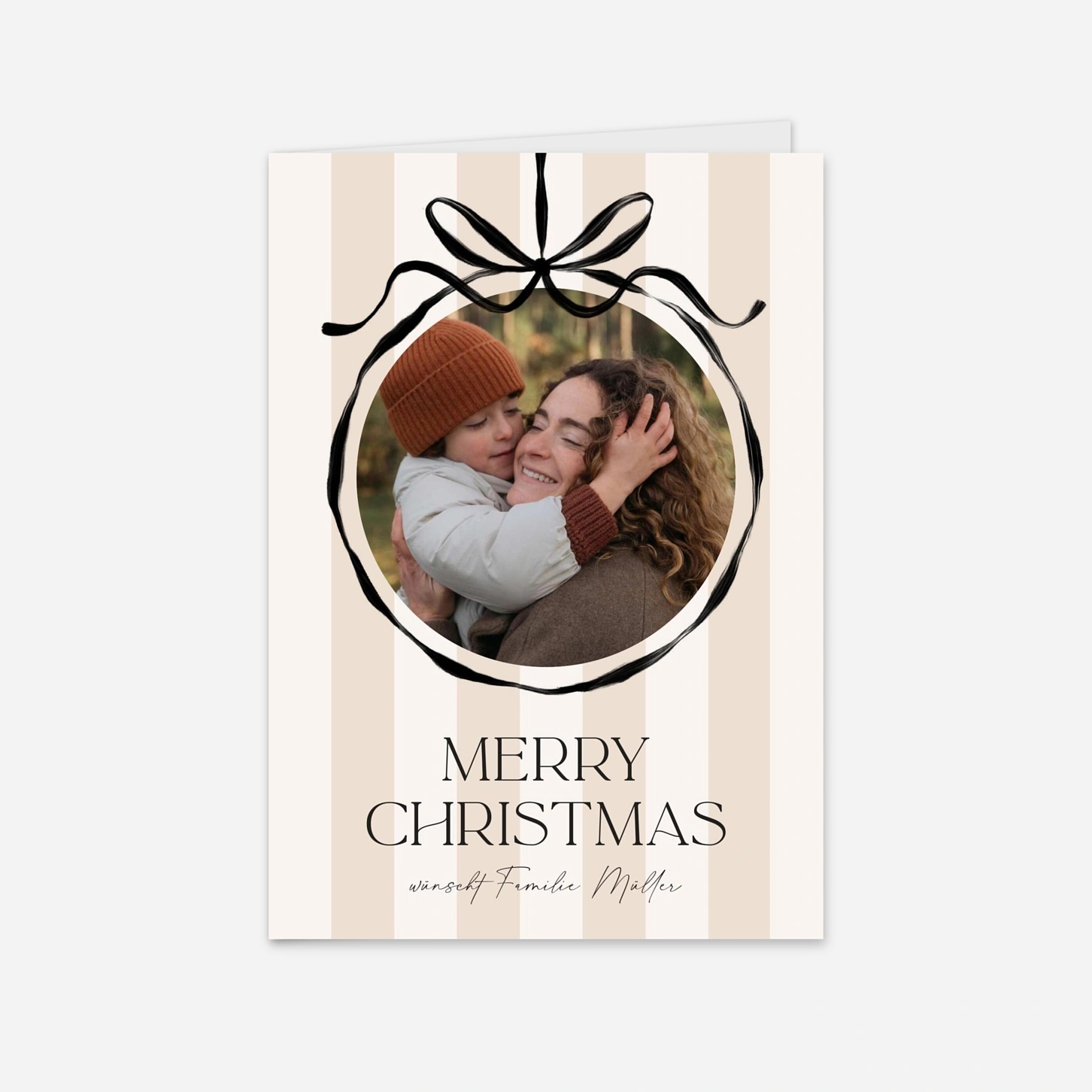 Weihnachtskarte Festliche Kugel