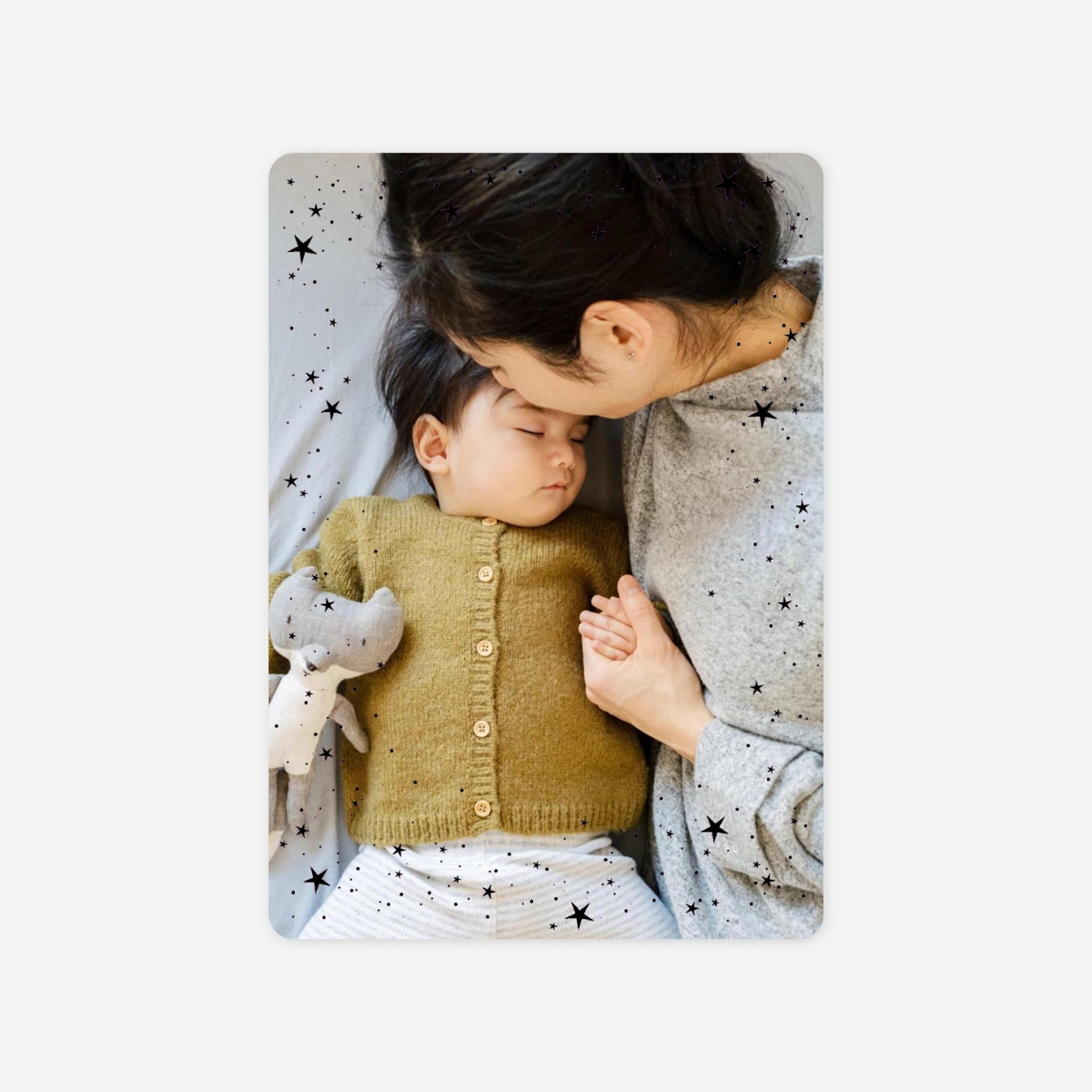 Weihnachtskarte Funkelsterne