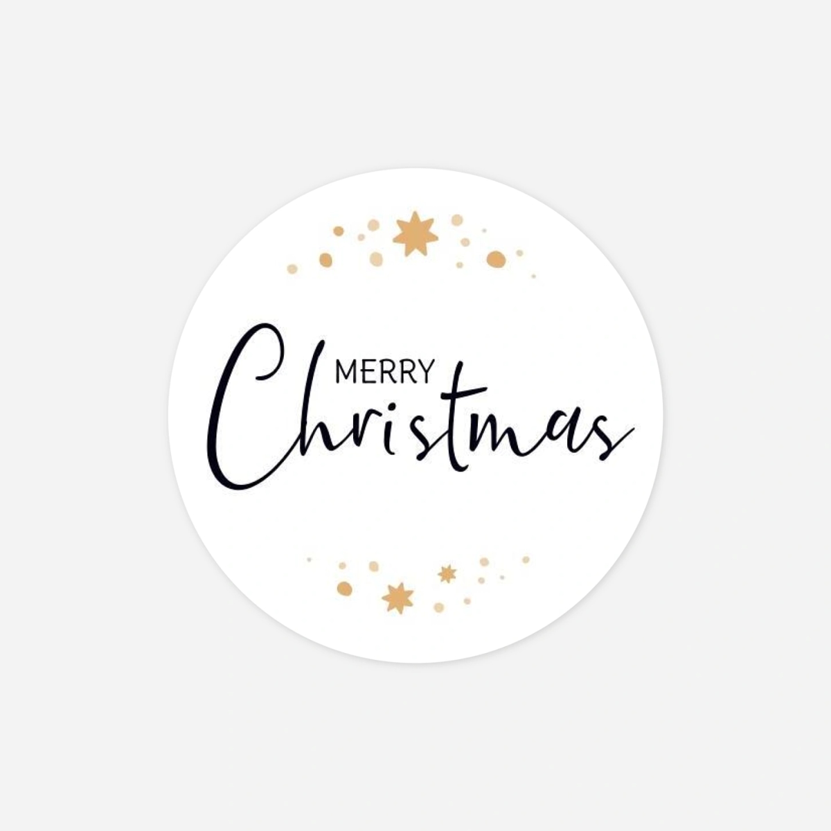 Geschenkaufkleber Weihnachten Funkelzeit