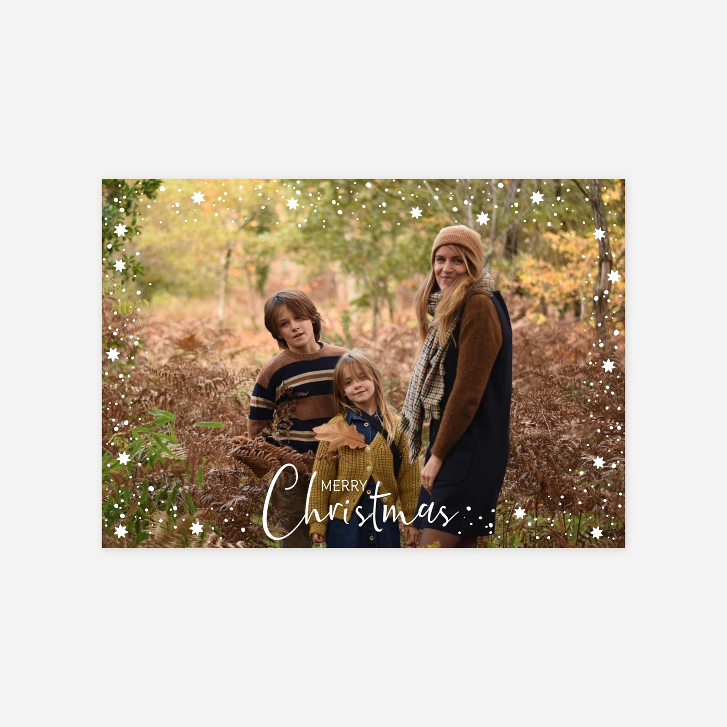 Weihnachtskarte Funkelzeit