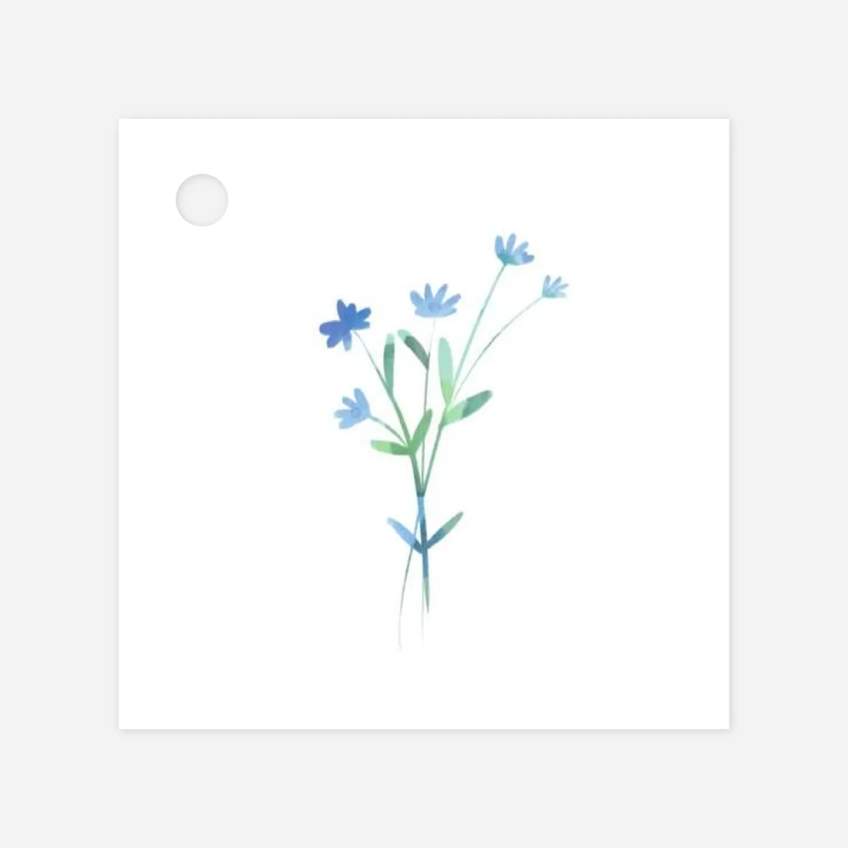 Anhänger Hochzeit Floraler Kranz