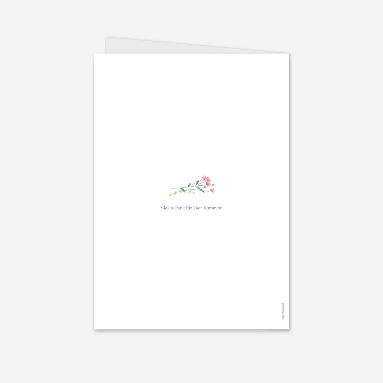 Kirchenheft Hochzeit Floraler Kranz