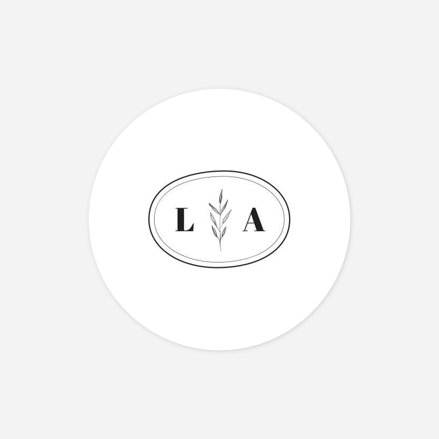 Geschenkaufkleber Hochzeit Floral Minimal