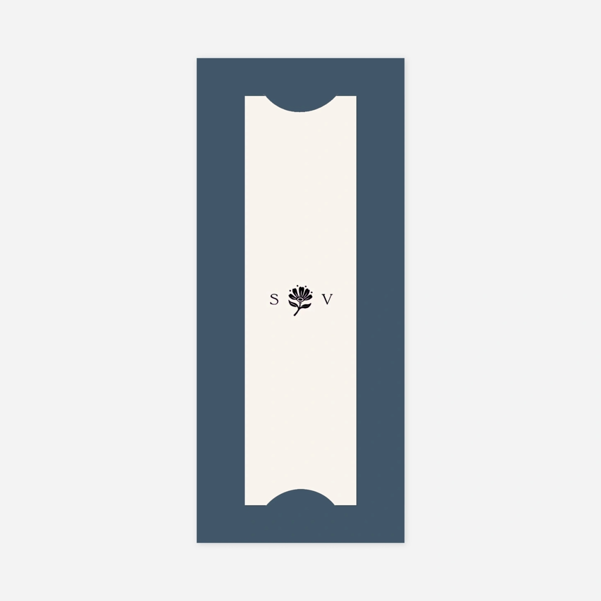 Dankeskarte Hochzeit Fleur minimale