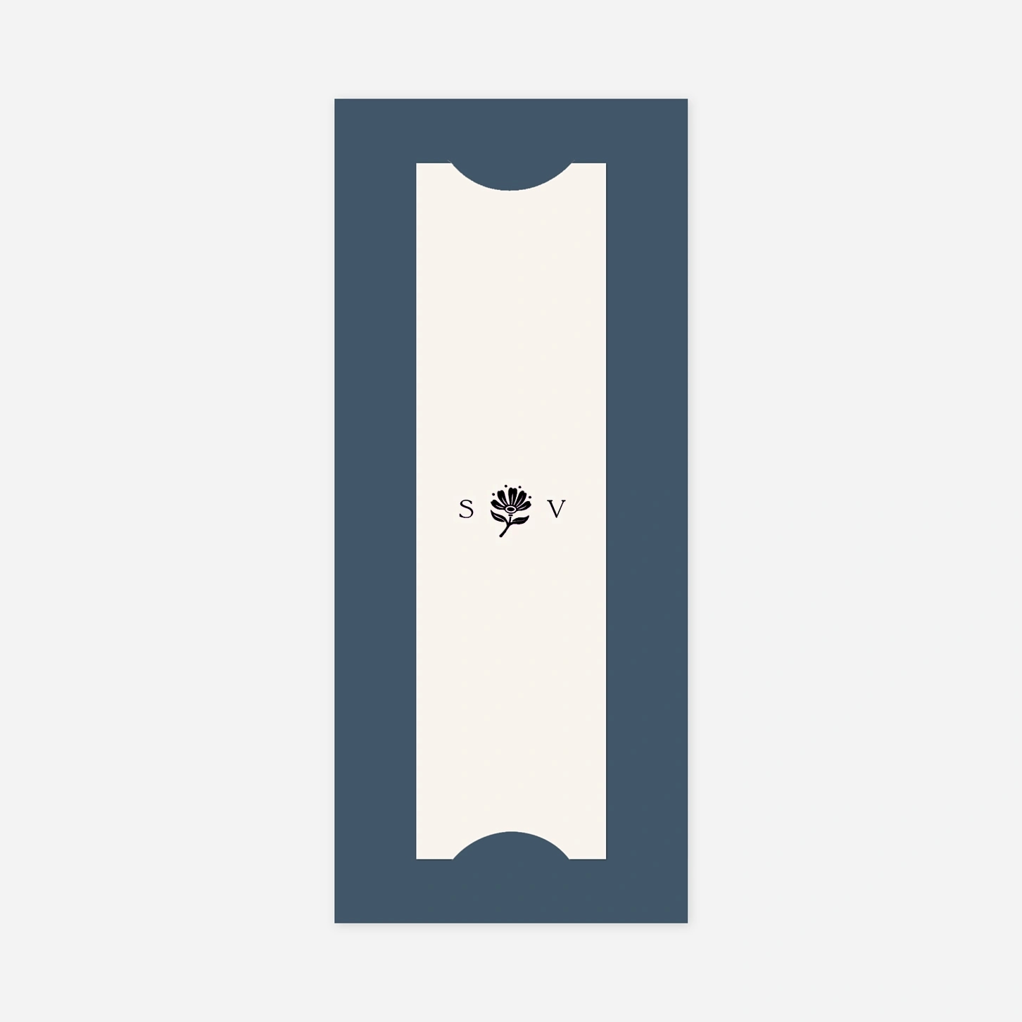 Dankeskarte Hochzeit Fleur minimale