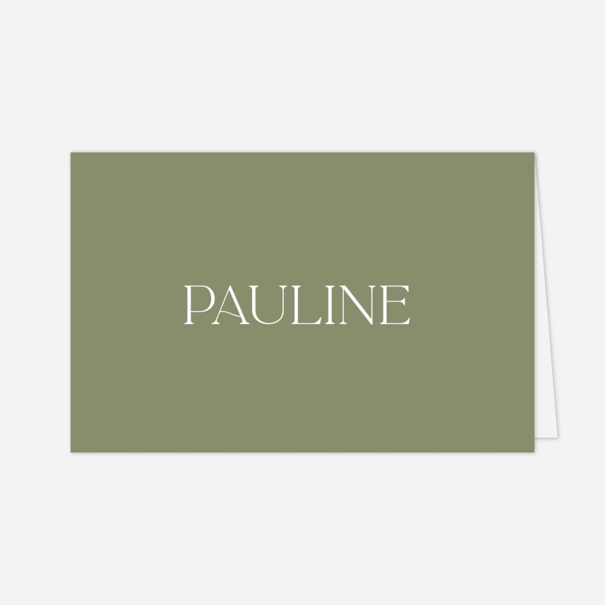 Platzkarte Hochzeit Fleur minimale