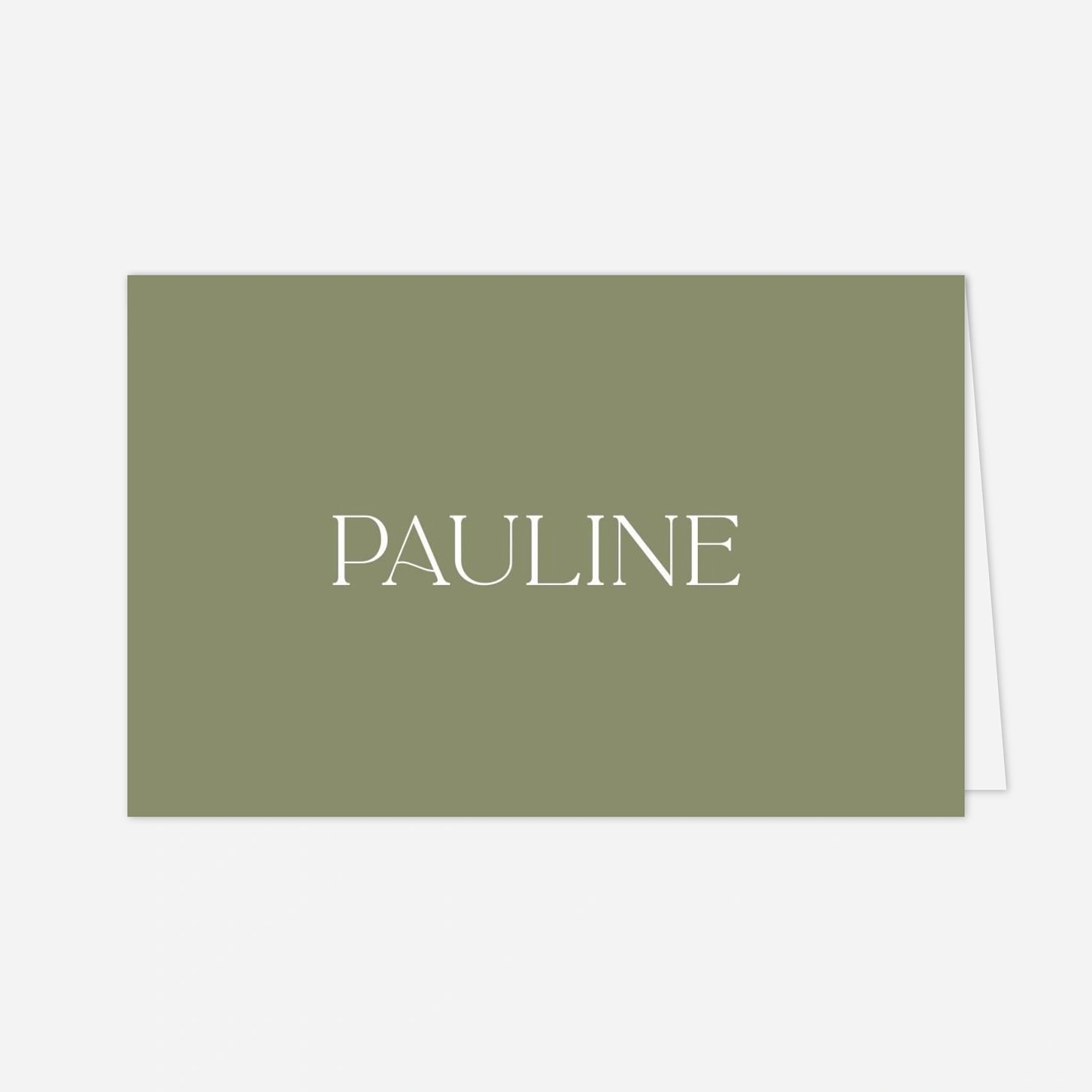 Platzkarte Hochzeit Fleur minimale