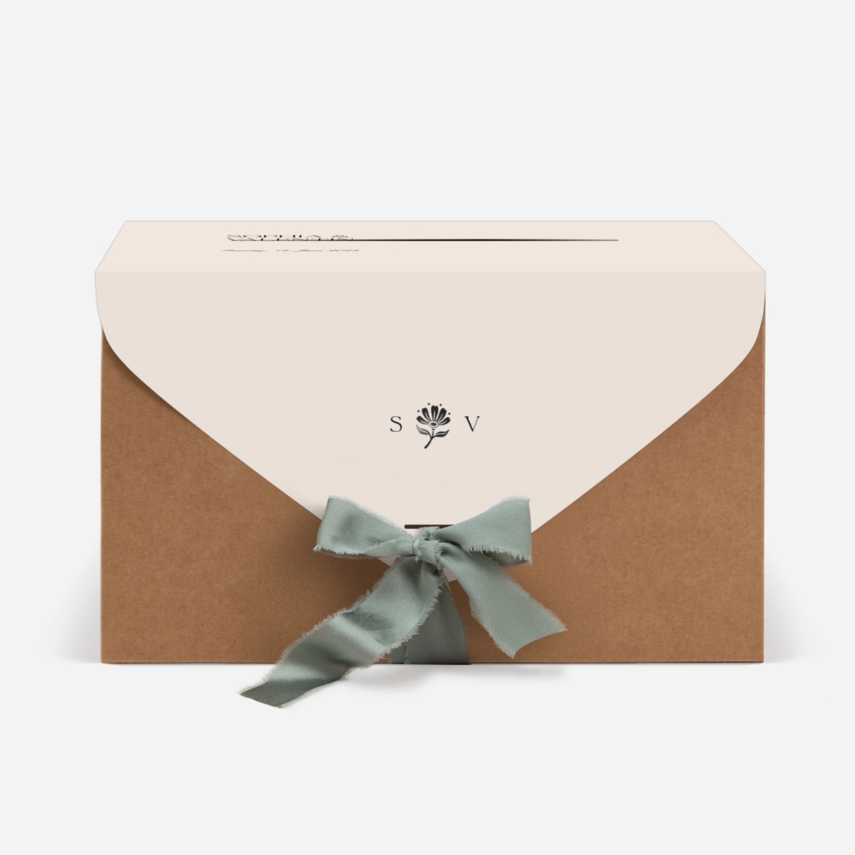 Kartenbox Hochzeit Fleur minimale