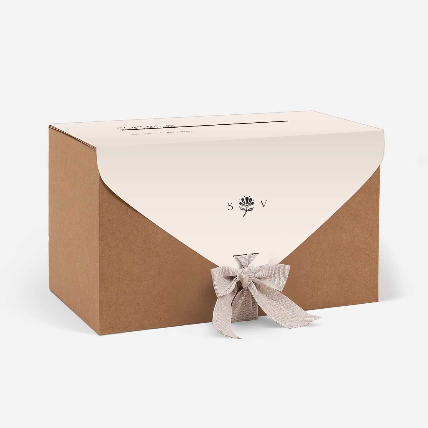 Kartenbox Hochzeit Fleur minimale