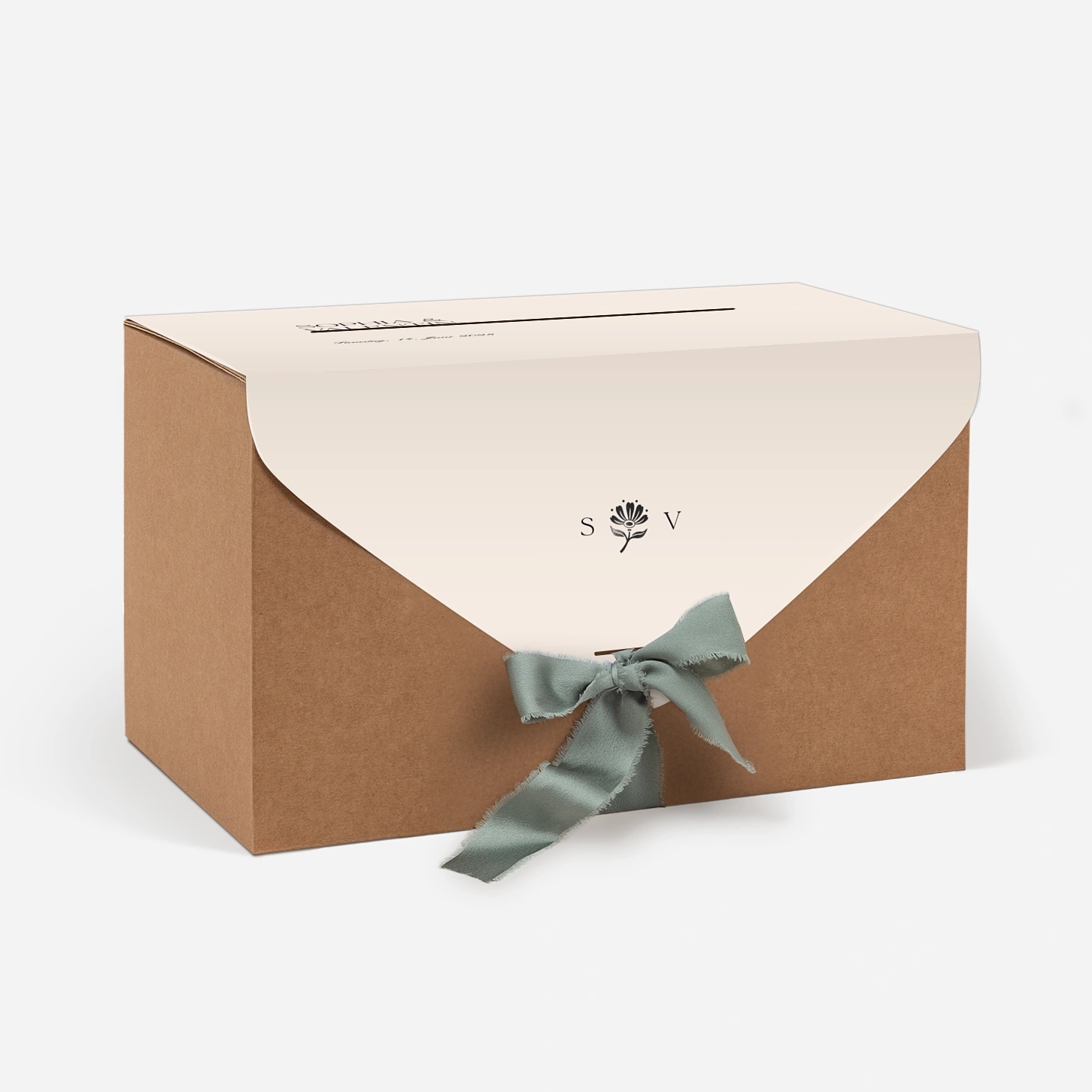 Kartenbox Hochzeit Fleur minimale