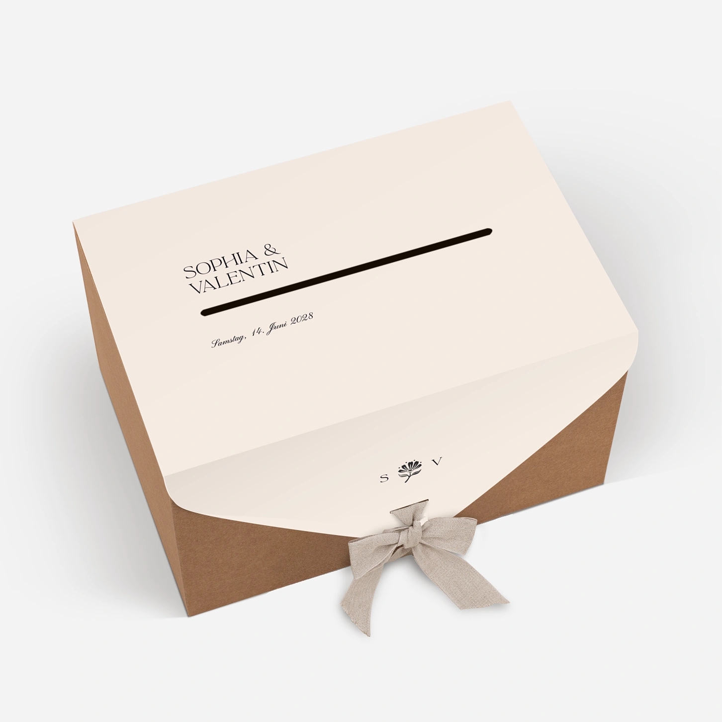 Kartenbox Hochzeit Fleur minimale