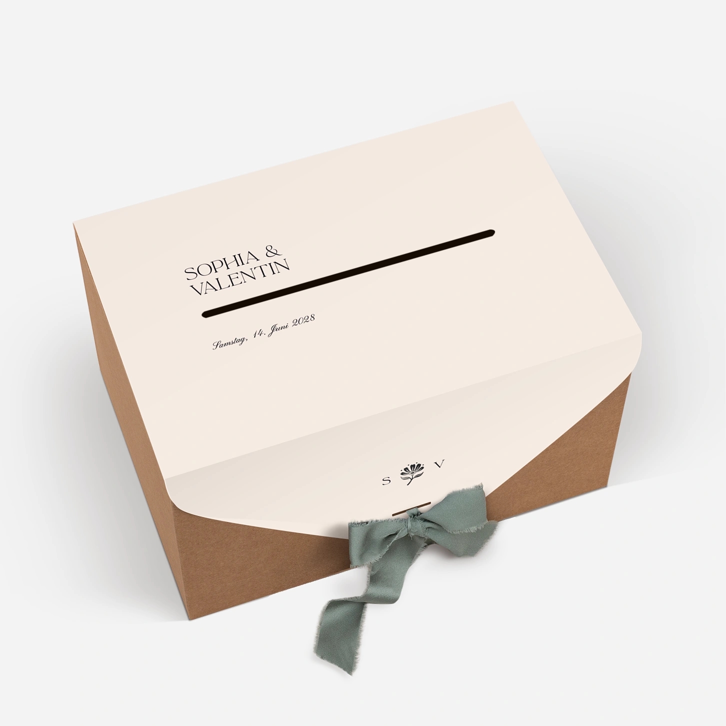 Kartenbox Hochzeit Fleur minimale