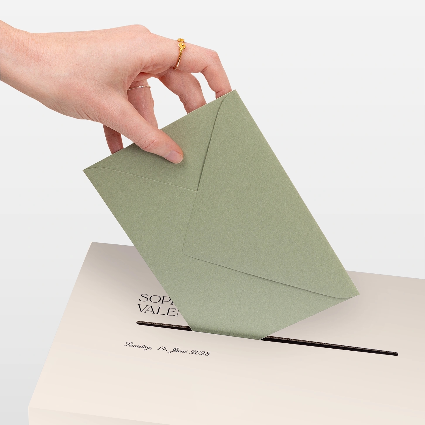 Kartenbox Hochzeit Fleur minimale