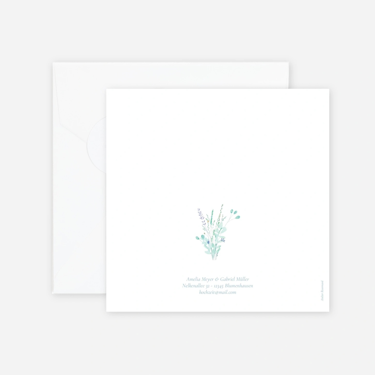 Hochzeitseinladung Floronne