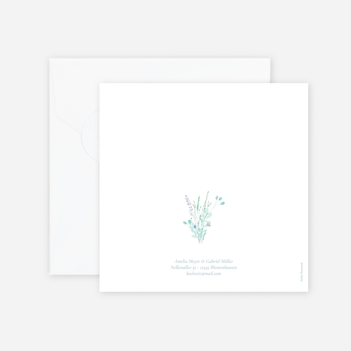 Hochzeitseinladung Floronne