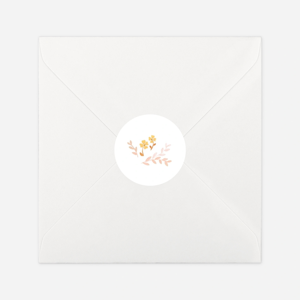 Aufkleber (Gastgeschenk) Frühlingsblümchen