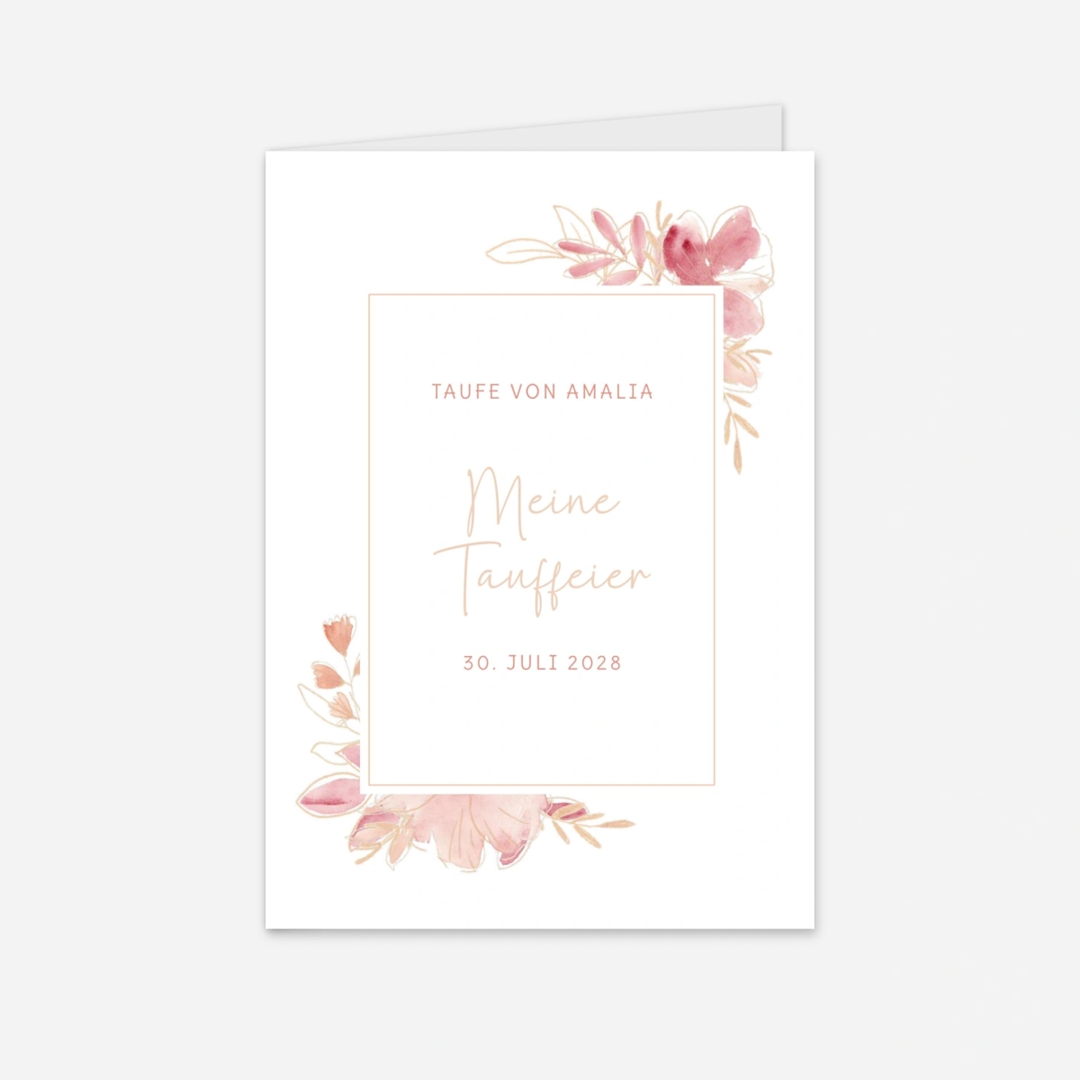 Kirchenheft Taufe Frühlingssegen