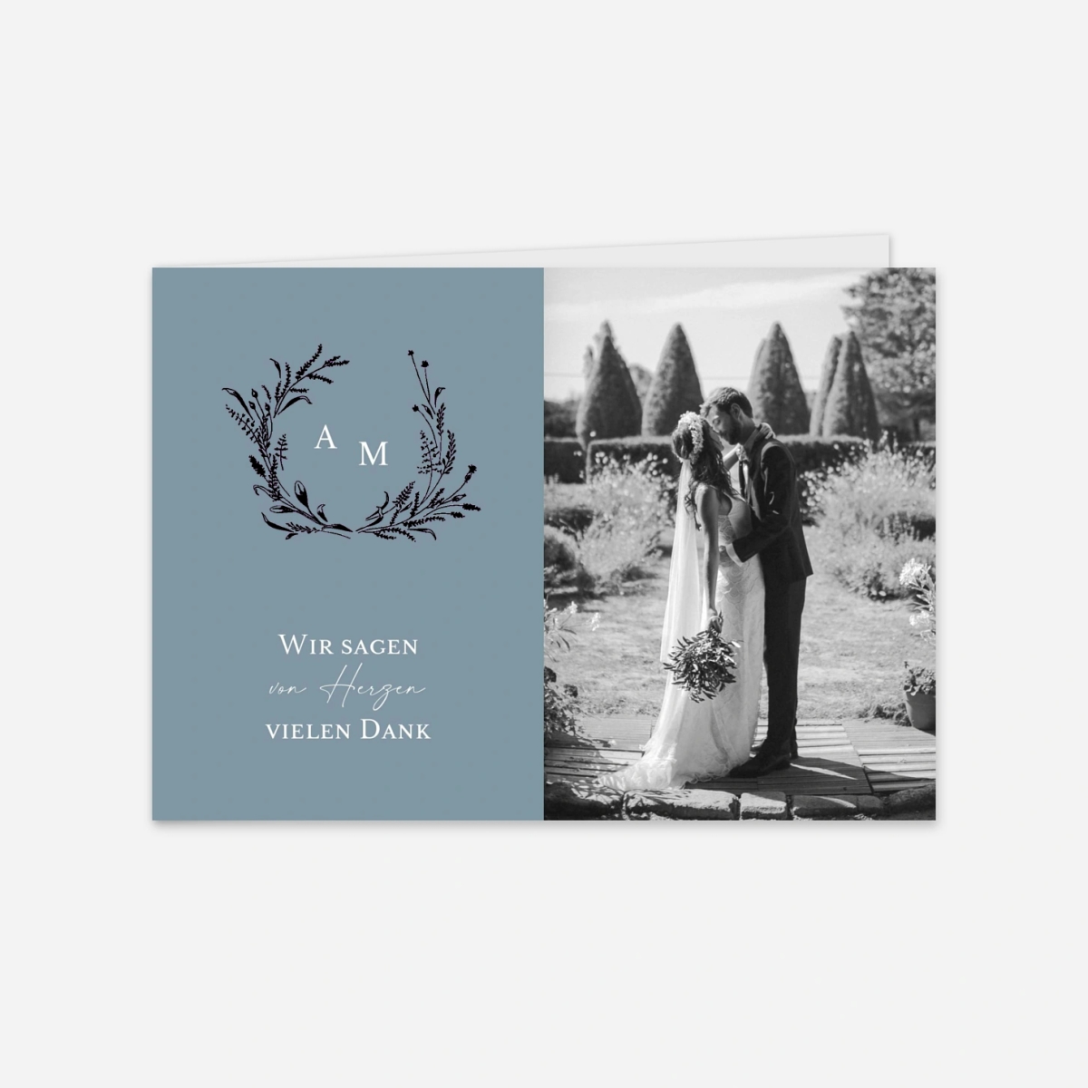 Dankeskarte Hochzeit Frühlingsversprechen