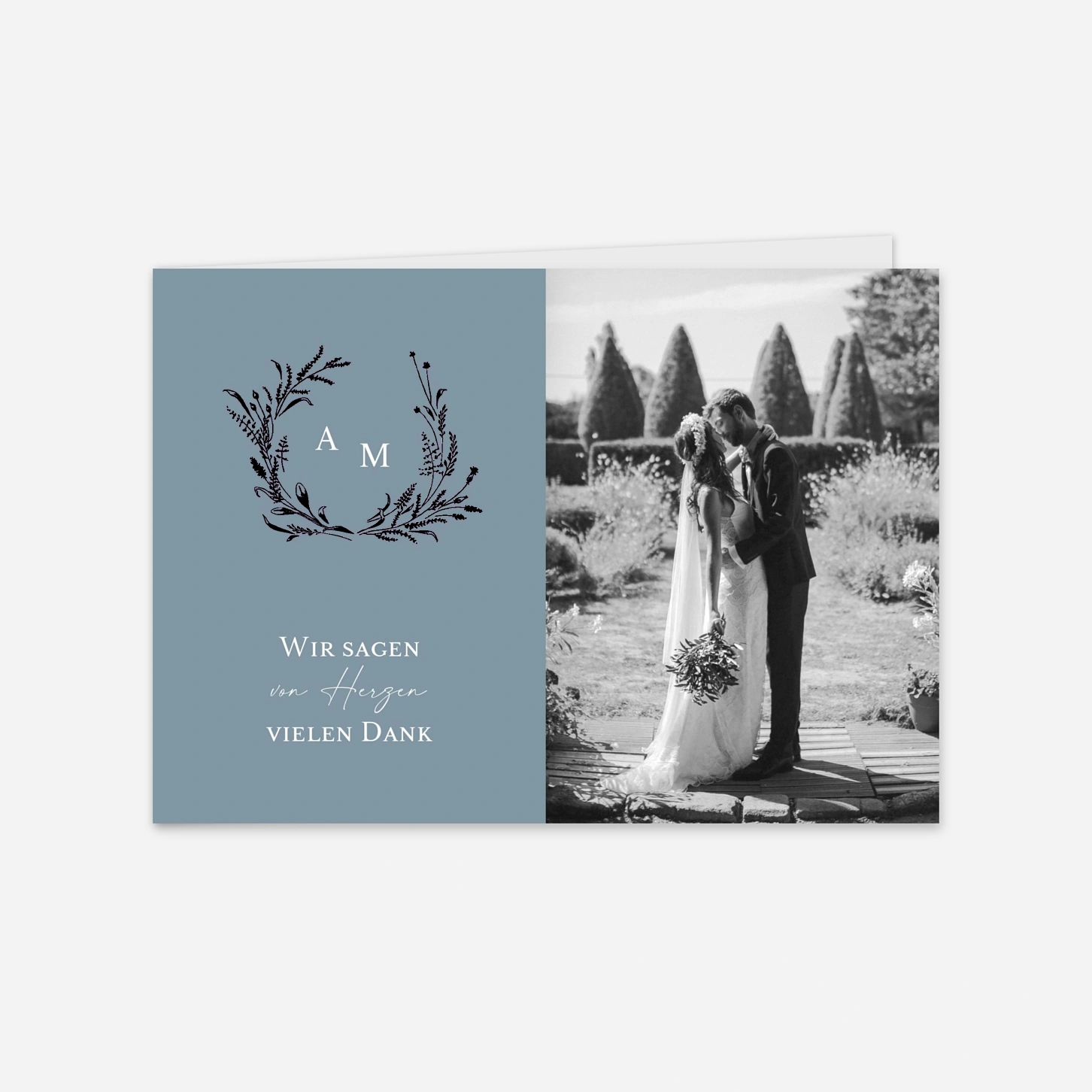 Dankeskarte Hochzeit Frühlingsversprechen