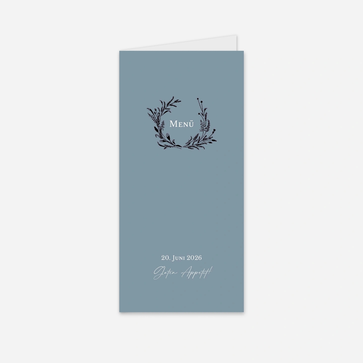 Menükarte Hochzeit Frühlingsversprechen